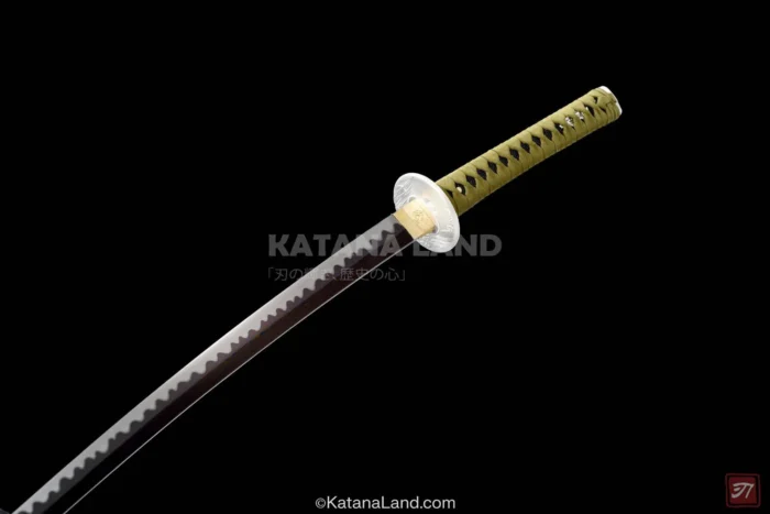 Traditional Hamon design katana