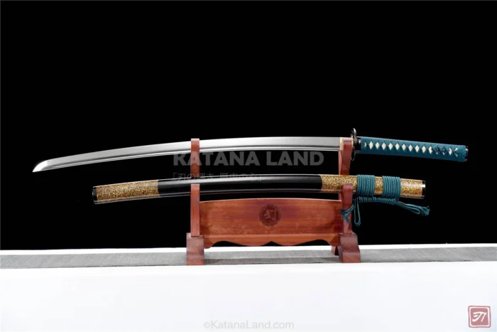 Black Samurai Katana with BO-HI