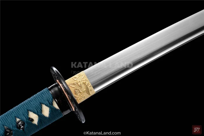 Shikikage Black Katana with Manganese Steel