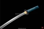 Stylish Black Katana with Unique Features
