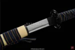 Beautifully designed yellow katana sword
