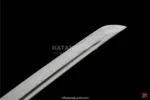 Elegant yellow katana with BO-HI cut