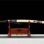 Oni Men Shura Katana with Damascus steel blade