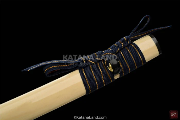 Premium samurai katana with decorative features