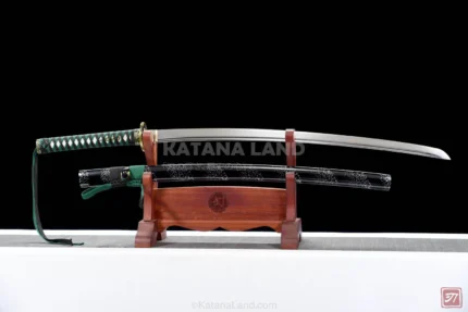 Seiryu Blade Katana with Black Spring Steel Blade