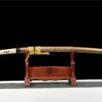 Byakko no Tachi samurai katana with Damascus steel blade