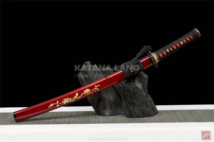 Magpie Ascending Plum Katana with T10 Steel Blade