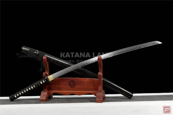 Kagetora Black Katana with Hamon Feature