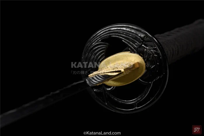 Stylish Black Katana with T10 Steel