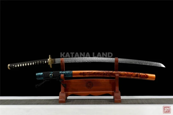 Bronze Samurai Katana featuring Hamon