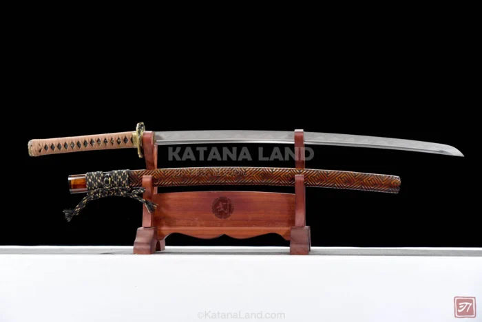 T10 Steel katana with striking red color