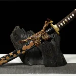 Kiku no Ken Katana with Damascus steel blade