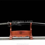 Kuro Tsume katana with Damascus steel blade