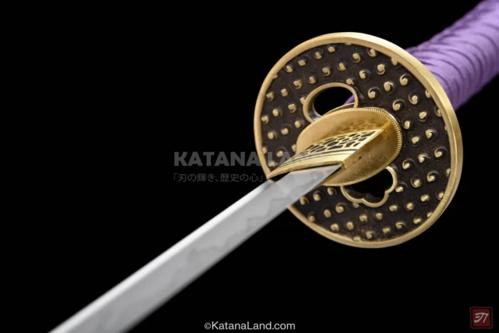 Fallen Angel Katana in Stunning Purple Color