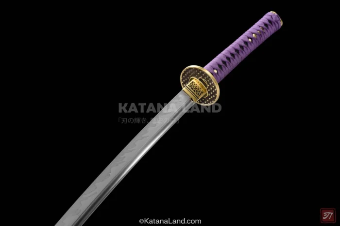Unique Hamon and BO-HI on Katana Blade