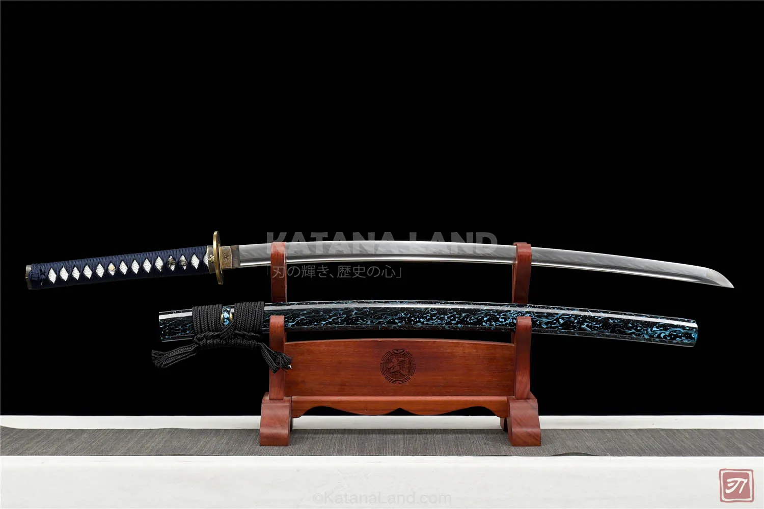 Purple Samurai Katana with BO-HI