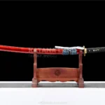 Akatsuki no Tachi katana with Damascus steel blade