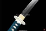 Authentic samurai katana with Damascus blade