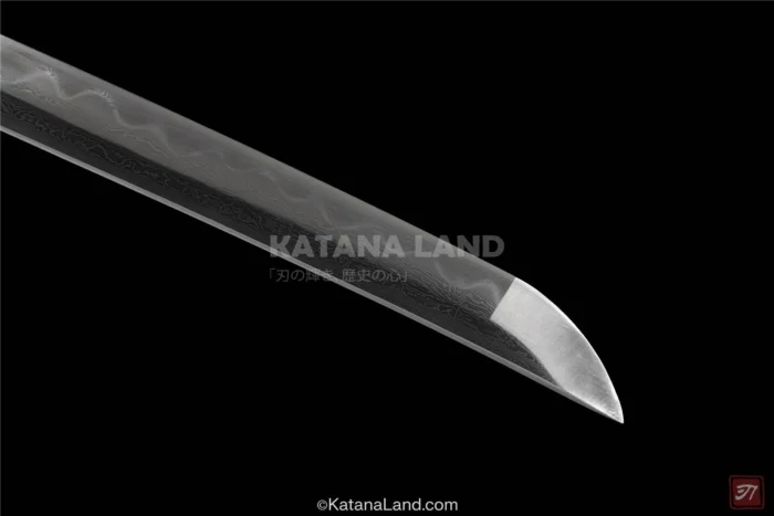 High-quality Damascus steel katana