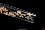 Durable Black Samurai Katana with Manganese