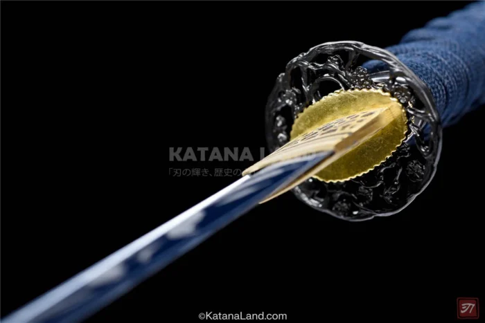 High-Performance Black Katana Sword