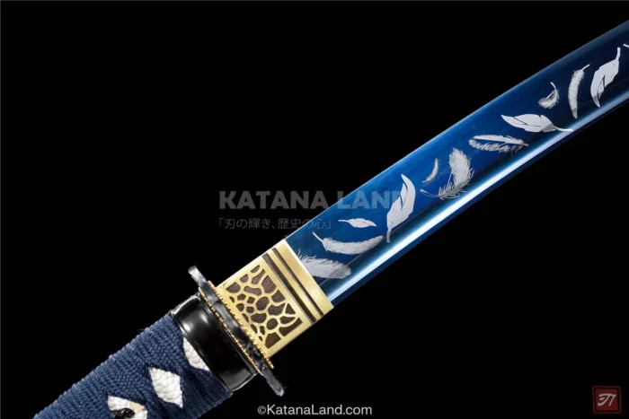 Stylish Black Katana for Display