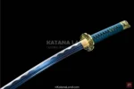 Elegant Bronze Samurai Katana Design