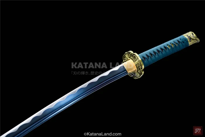 Elegant Bronze Samurai Katana Design