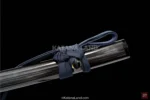 Authentic samurai katana with Damascus steel