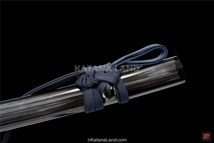 Authentic samurai katana with Damascus steel
