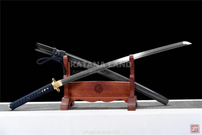 High-quality Damascus steel katana