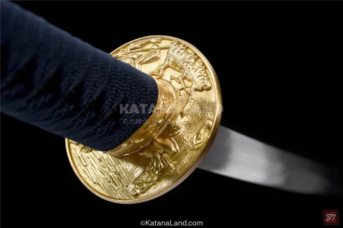 Unique green katana for samurai enthusiasts