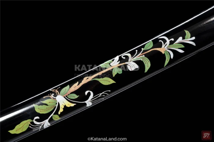 Black Blade Samurai Katana with Exquisite Craftsmanship