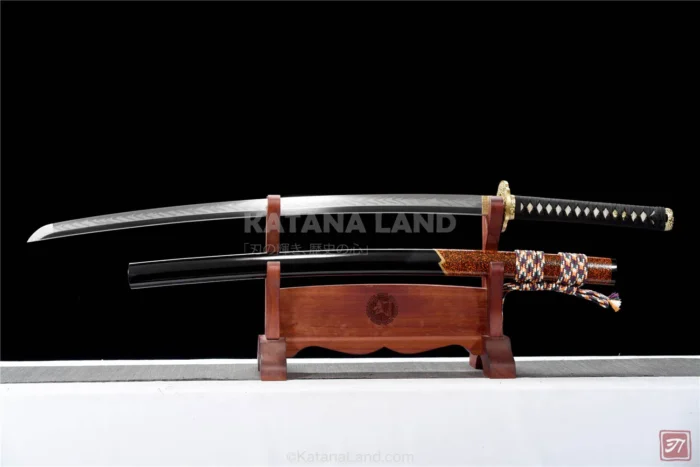 Black Hamon Katana Sword for Collectors