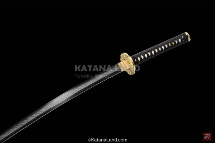 Stylish Black Drunken Spring Breeze Samurai Sword