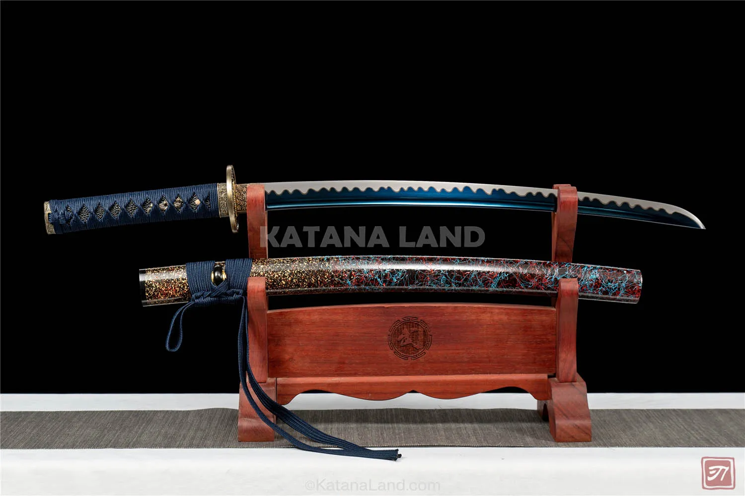 Black blade samurai katana