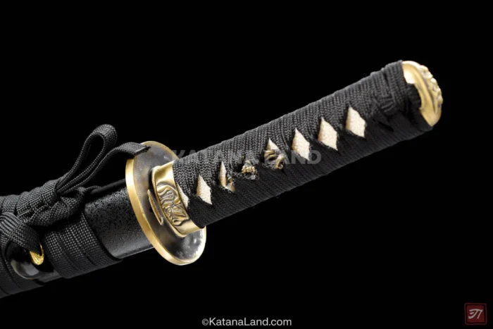 Premium T10 Steel katana with elegant black finish