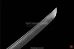 Handcrafted samurai katana with striking black finish