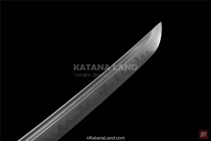 Handcrafted samurai katana with striking black finish