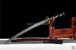 T10 steel katana swords with Hamon design