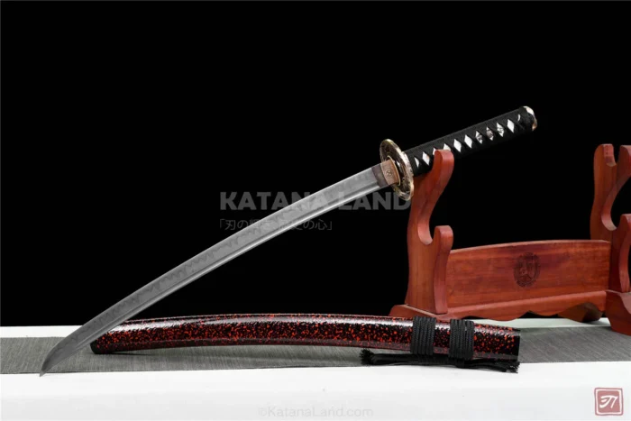 T10 steel katana swords with Hamon design