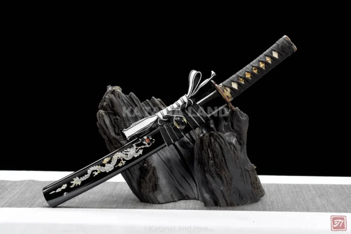 Hell Black Dragon Katana with T10 Steel Blade