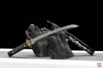 Hell Black Dragon Sword with Traditional Hamon