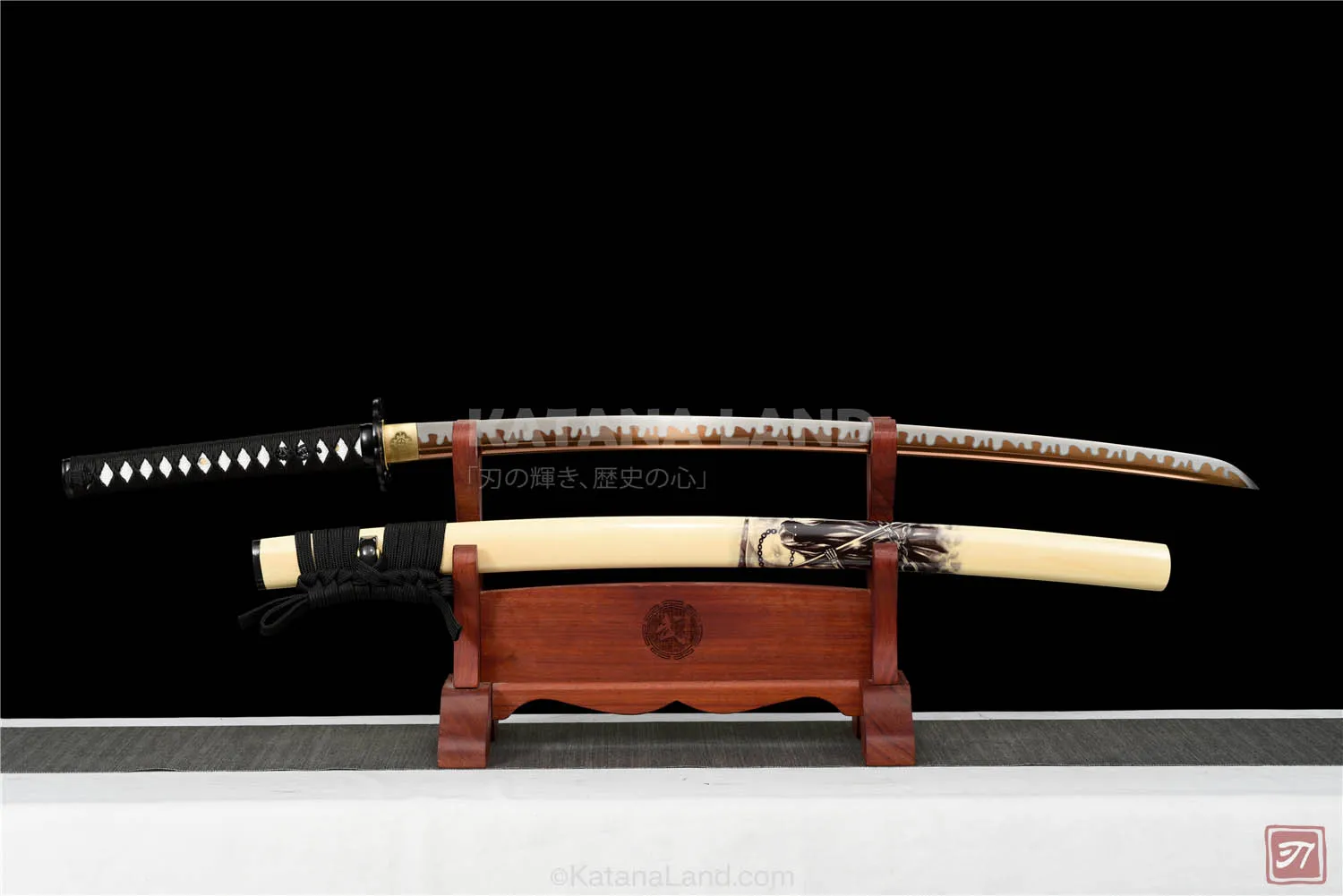 Yellow Samurai Katana with BO-HI