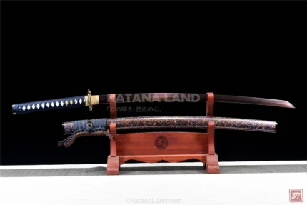 Kiryū Tsubasa Katana with Damascus steel blade