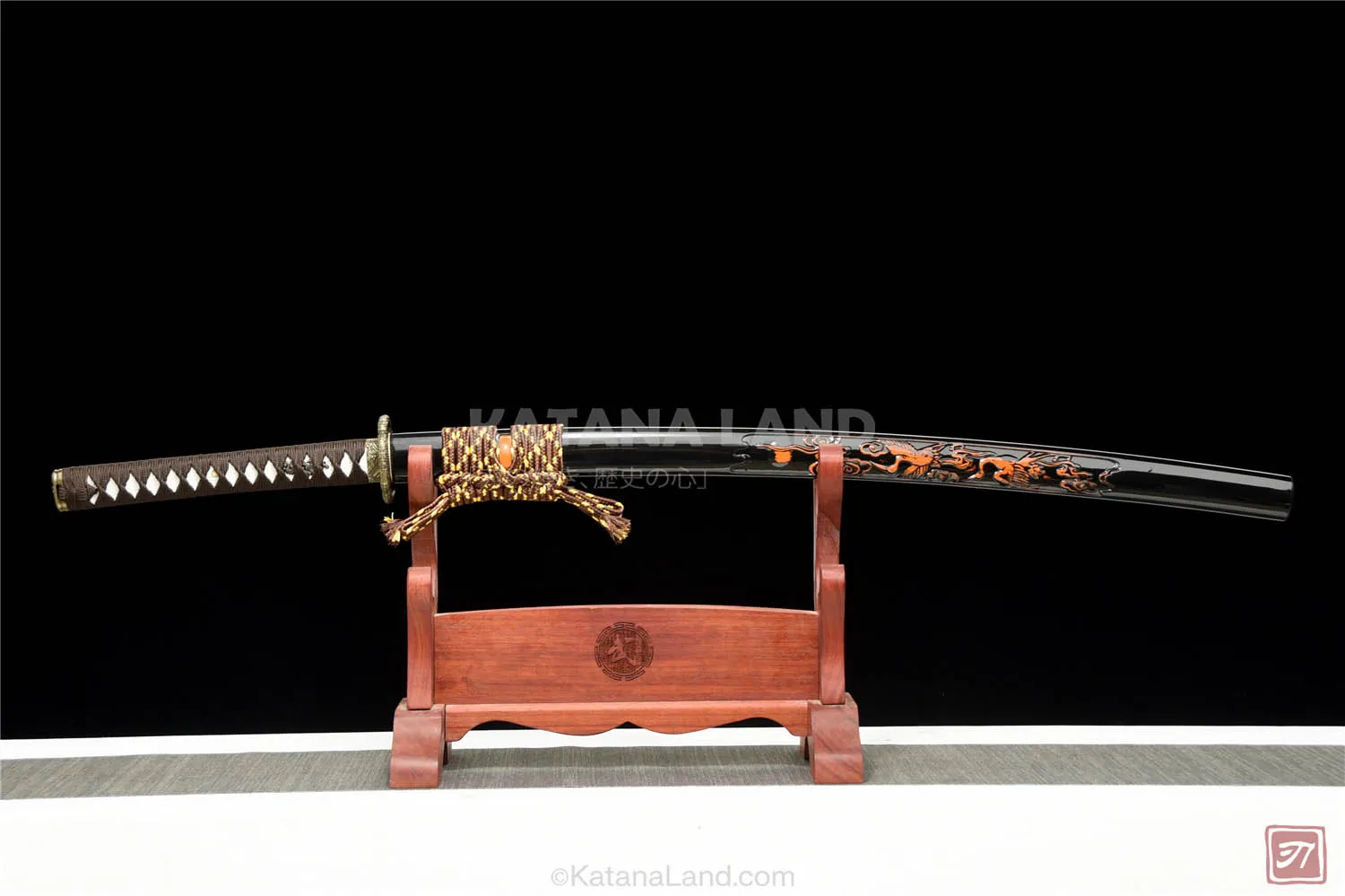 Crane of the Samurai Katana with Spring Steel Blade