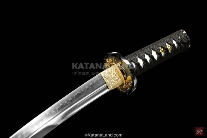 Elegant Kamikaze Blade Katana with Detailed Hamon