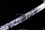 Stylish White Blade Samurai Katana