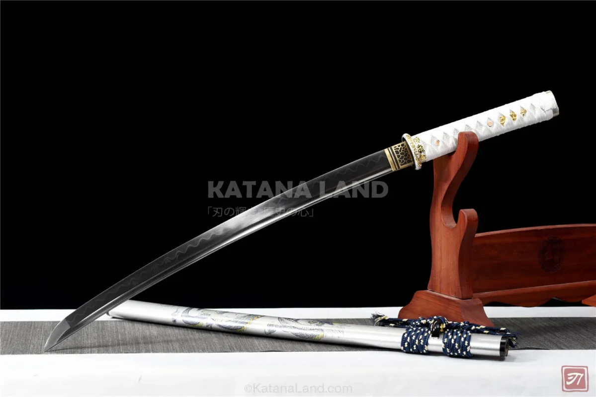 Silver Blade Katana Sword