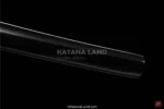 Unique black finish samurai katana with Hamon